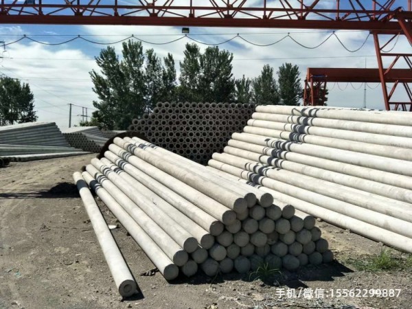 陵城190*10米非预应力水泥电线杆